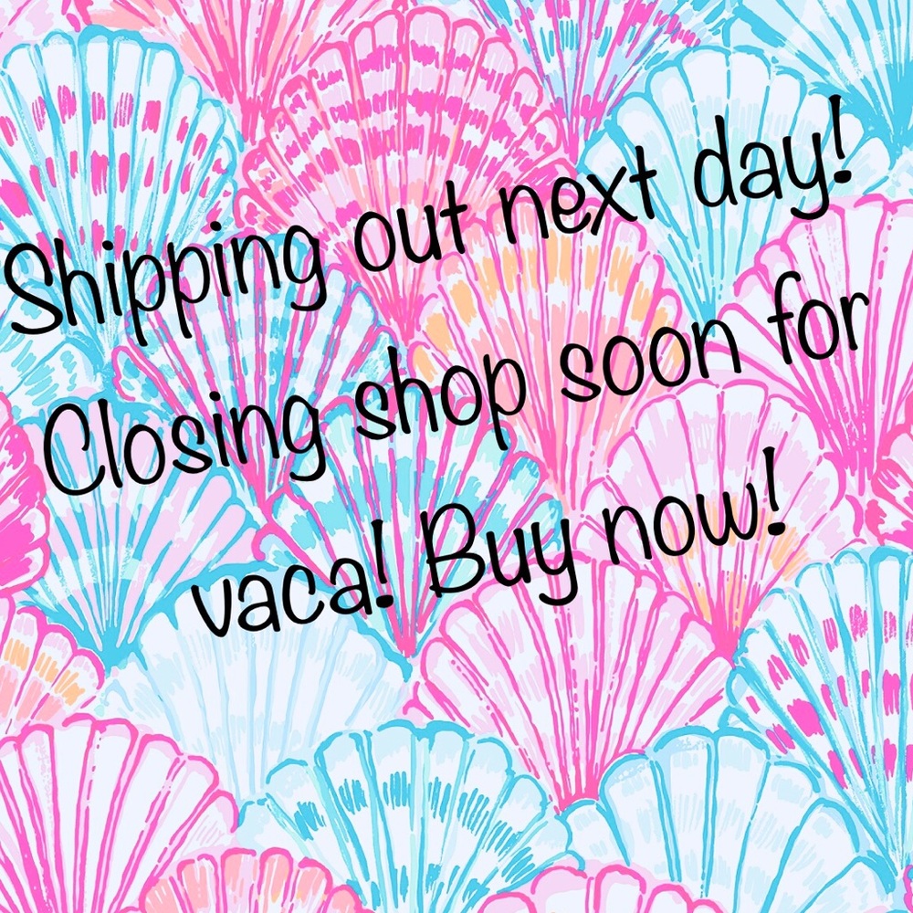 Y’all! Buy today and I will ship out tomorrow :-)